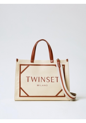 Tote Bag TWINSET Woman color Beige