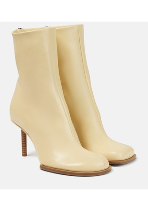 Jacquemus Les Bottines Rond Carre leather ankle boots