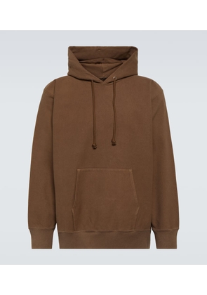 Auralee Oversized cotton-blend hoodie