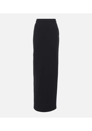 Roland Mouret Asymmetrical wool and silk maxi skirt