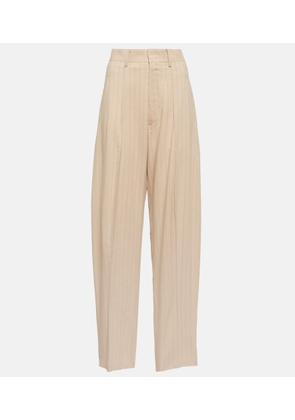 Isabel Marant Sopiavea pinstriped high-rise pants