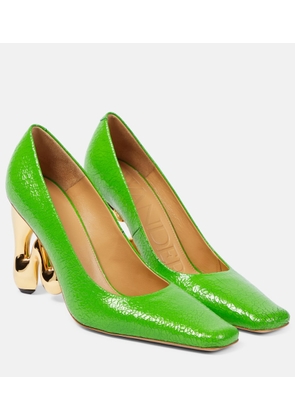 JW Anderson Bubble leather pumps