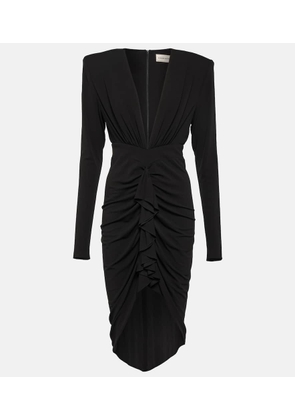 Alexandre Vauthier Draped jersey midi dress