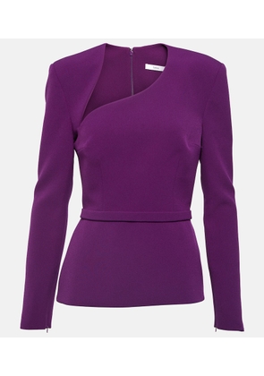 Safiyaa Cutout crepe top