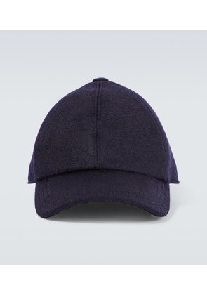 The Row Caspian cashmere baseball cap