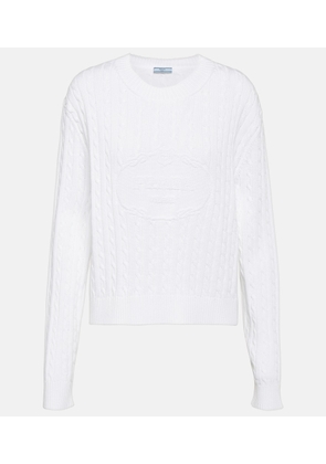 Prada Logo cotton sweater