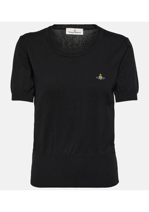 Vivienne Westwood Orb cotton and cashmere top