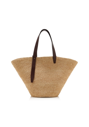Lié Studio The Bianca Large Raffia Tote Bag - Moda Operandi