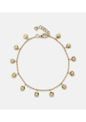 Octavia Elizabeth Nesting Gem 18kt gold bracelet with diamonds