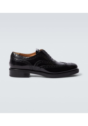 Miu Miu x Church's leather brogues