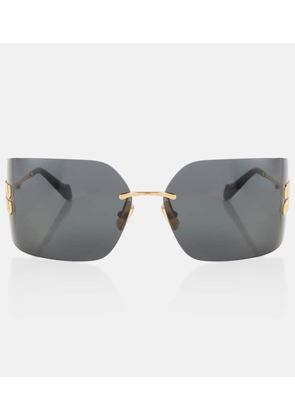 Miu Miu Logo rectangular sunglasses
