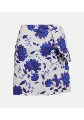 Emilia Wickstead Imy printed cotton miniskirt
