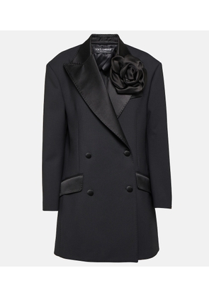 Dolce&Gabbana Floral-applique blazer