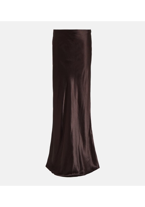 Ann Demeulemeester Satin maxi skirt