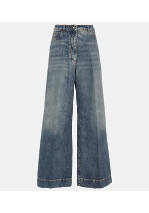 Etro High-rise wide-leg jeans