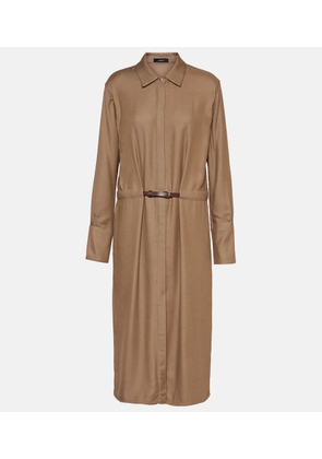 Joseph Daval twill midi dress