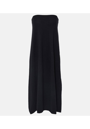 Lisa Yang Dolly strapless cashmere midi dress
