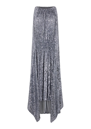 Rabanne Gathered Sequined Midi Dress - Moda Operandi