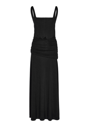 Johanna Ortiz Plant Of Joy Ruched Jersey Maxi Dress - Moda Operandi