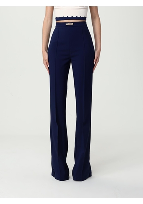 Pants ELISABETTA FRANCHI Woman color Blue