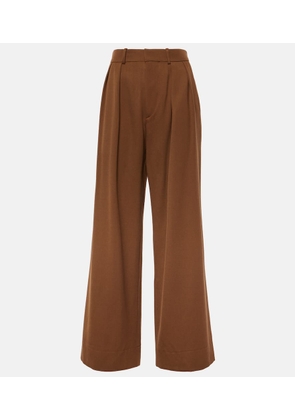 Wardrobe.NYC Low-rise wool wide-leg pants