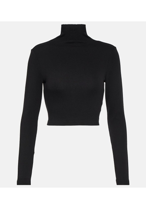AG Jeans x EmRata Kathryn turtleneck cropped top
