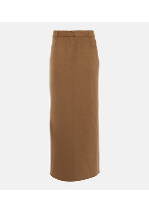The Frankie Shop Malvo wool-blend maxi skirt