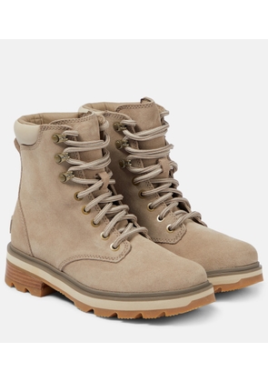 Sorel Lennoxâ¢ Lace STKD suede hiking boots