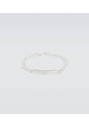 Gucci Interlocking G sterling silver bracelet