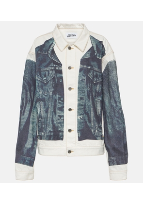 Jean Paul Gaultier Tattoo denim jacket