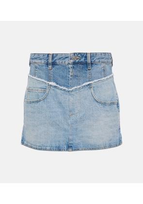 Isabel Marant High-rise denim miniskirt