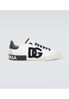 Dolce&Gabbana DG leather sneakers