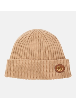 Gucci Double G wool and cashmere beanie