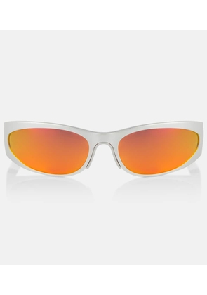 Balenciaga Reverse Xpander oval sunglasses