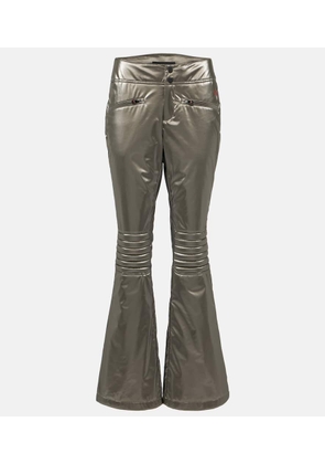 Perfect Moment Aurora low-rise metallic flared ski pants