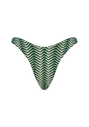 Zulu & Zephyr Zig-Zag Curve Bikini Brief - Moda Operandi