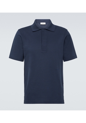 Lanvin Oversized cotton jersey polo shirt