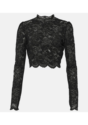 Rabanne Floral lace top