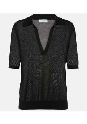 Gabriela Hearst Frank cashmere and silk polo sweater