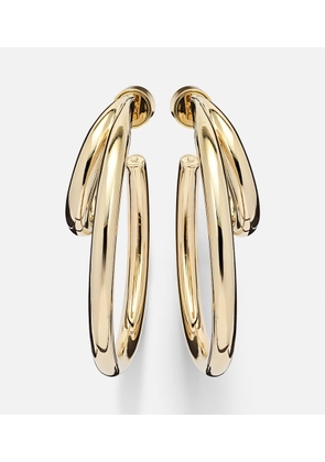 Jennifer Fisher Double Baby 10kt gold-plated hoop earrings
