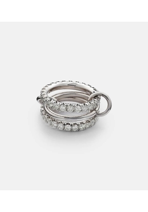Spinelli Kilcollin Juno 18kt white gold ring with diamonds