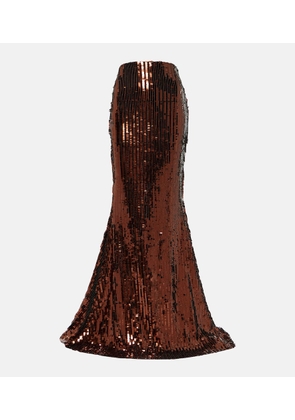 Taller Marmo Ariel sequined maxi skirt