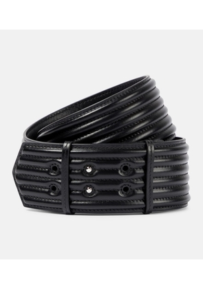 Alaia Padded leather belt