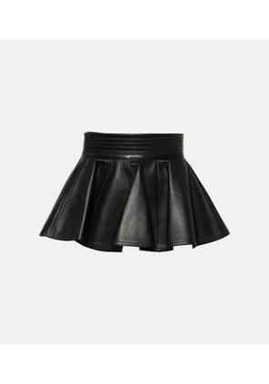 Alaia Peplum leather belt
