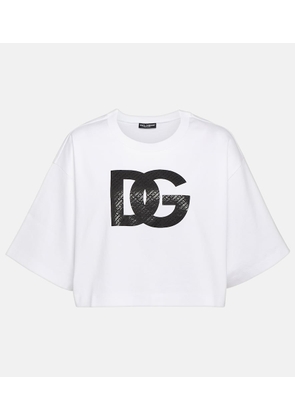 Dolce&Gabbana Logo cotton jersey T-shirt