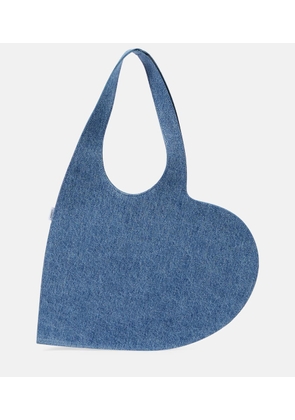 Coperni Heart Mini denim tote bag