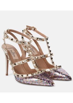 Valentino Garavani Rockstud embellished pumps
