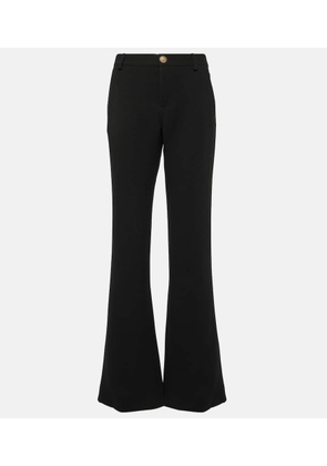 Balmain Virgin wool crepe bootcut pants
