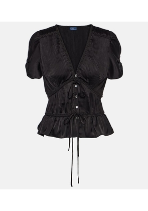 Polo Ralph Lauren Puff-sleeve blouse