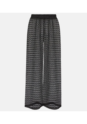 Melissa Odabash Sienna crochet wide-leg pants